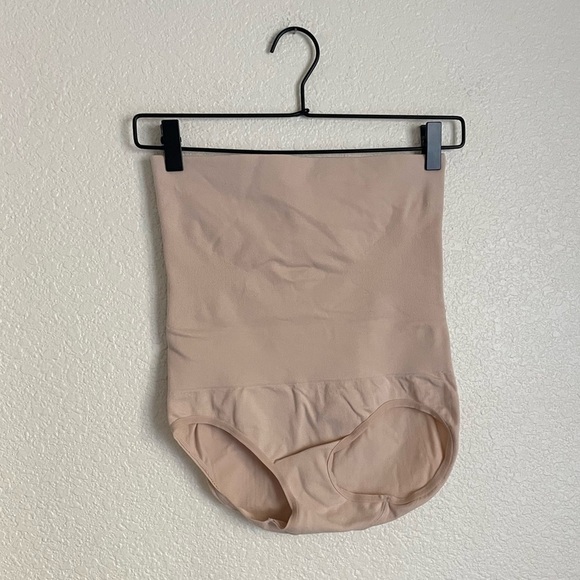 Maidenform Slim High Waisted Brief 0053 XL Tan - Picture 2 of 6